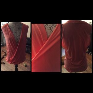Sexy split front top L new